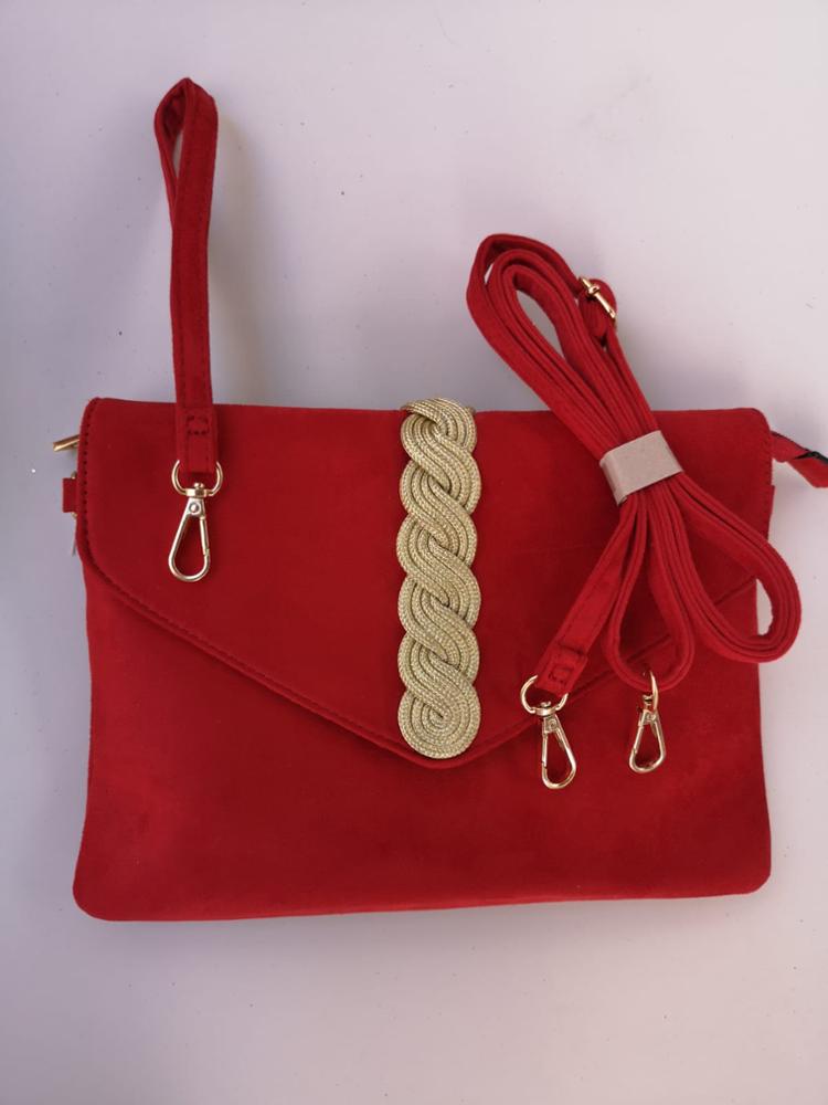 BOLSO DE MANO O PARA COLGAR ROJO