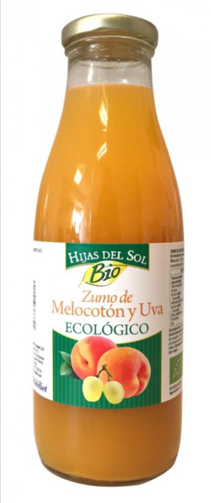 Narturtierra. ZUMO DE MELOCOTÓN Y UVA (100%) ECOLÓGICO