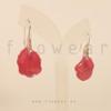 pendientes geranio rojo