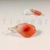 pendientes geranio naranja