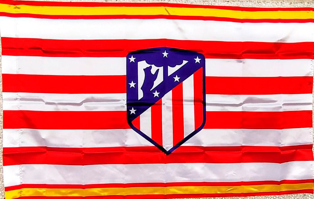 Atletico Madrid Bandera Oficial 150 X 100 Cm Banderas Educators Atletismo