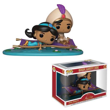 Aladdin y Jasmine en la alfombra magica
