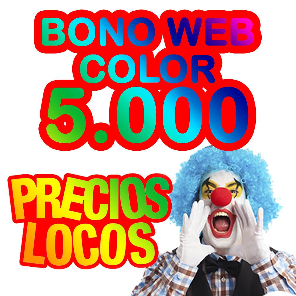 BONO WEB 5.000 COLOR 0.09€/copia