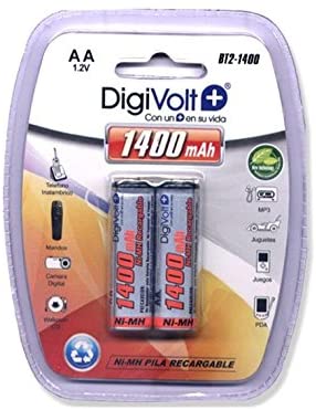 DIGIVOLT BT2-1400 PILAS RECARGABLES LR06 AA (PACK DE 2)