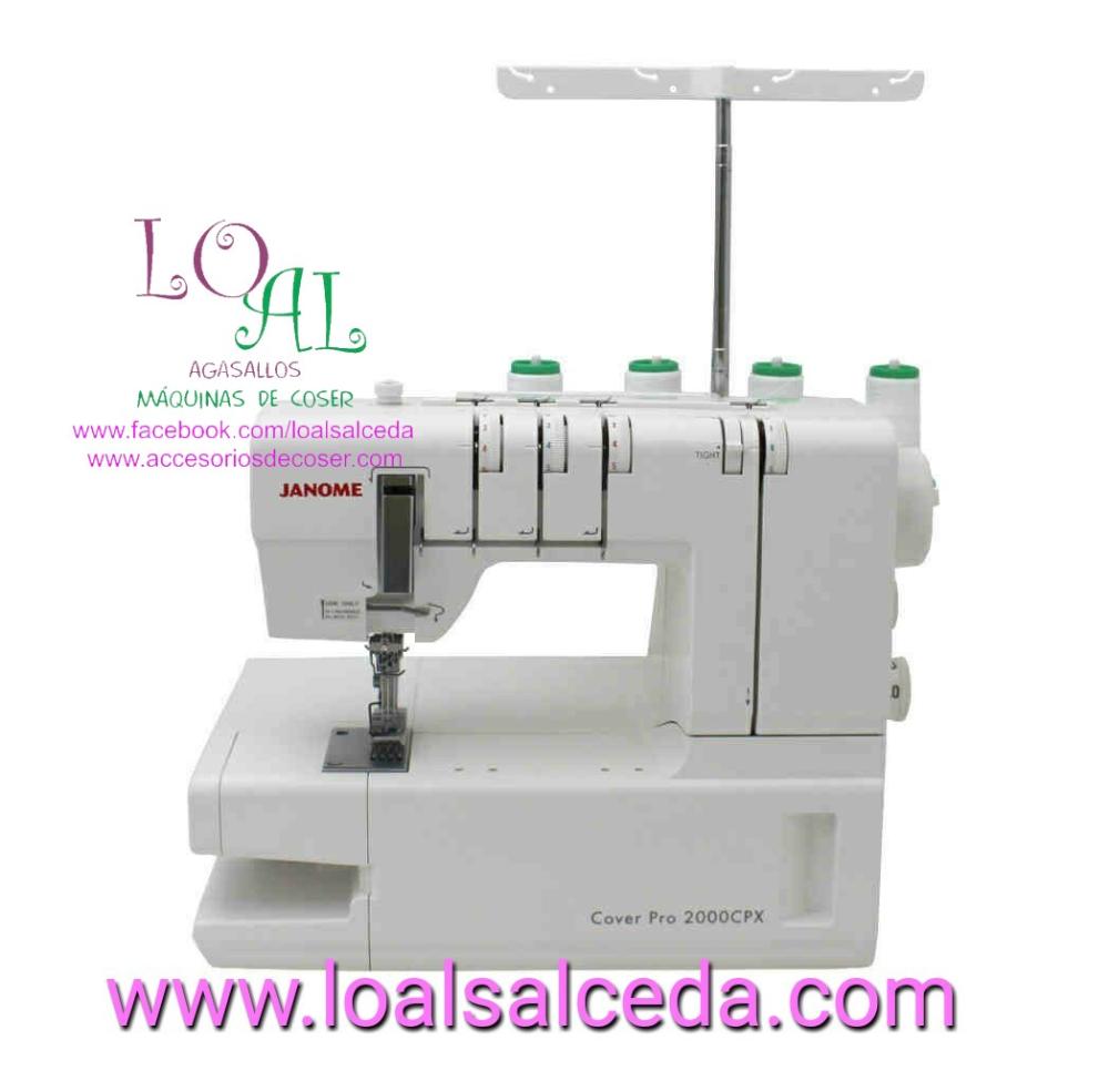 recubridora janome coverpro 2000cpx, maquina de coser recubridora