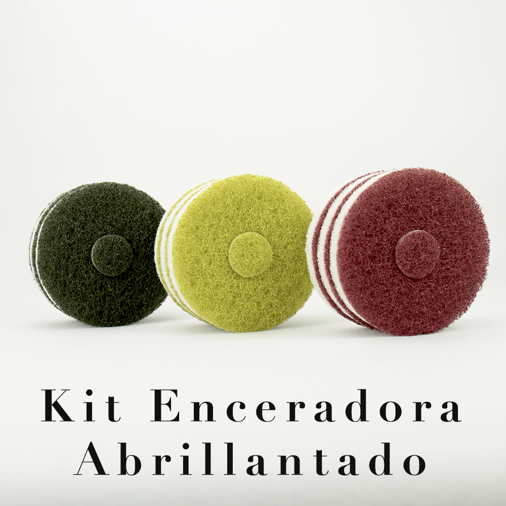 Kit Enceradora Pads 125 Solo Abrillantado