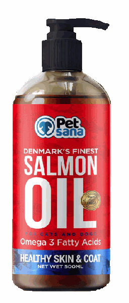 Bote aceite puro de salmon petsana de dapac