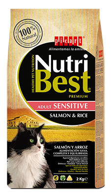 Picart nutribest gato adulto sensitive salmón y arroz
