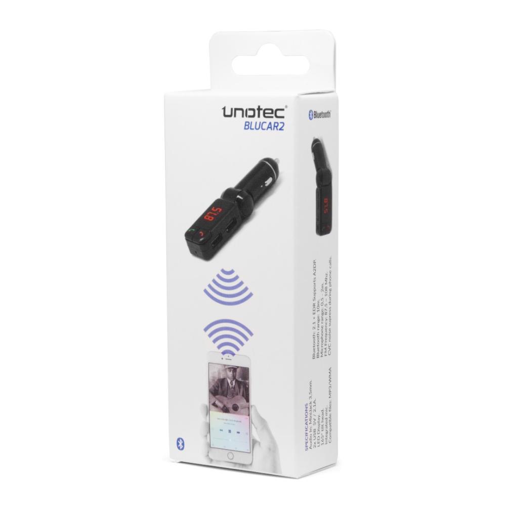 UNOTEC BluCar2 Reproductor Bluetooth de Coche