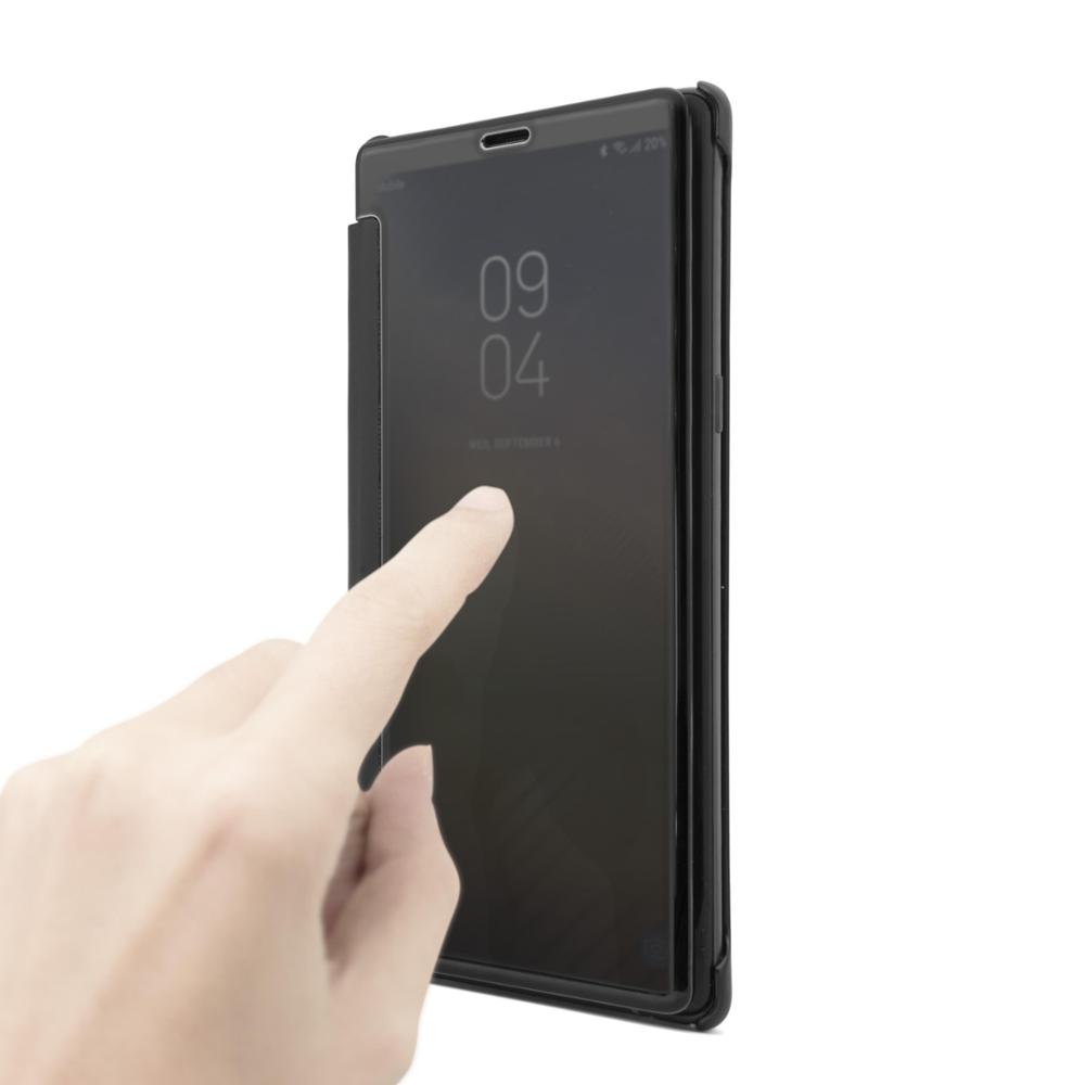 UNOTEC Funda Flip-S para Samsung Galaxy Note 8 Transparente