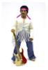Jimi Hendrix Figura Woodstock Flocked 20 cm