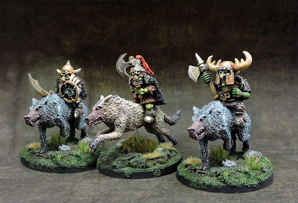 Black goblins wolf riders (PRE-ORDER)
