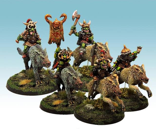 Considerar niña Fondo verde Goblin Wolf Riders | Knightmare Miniatures