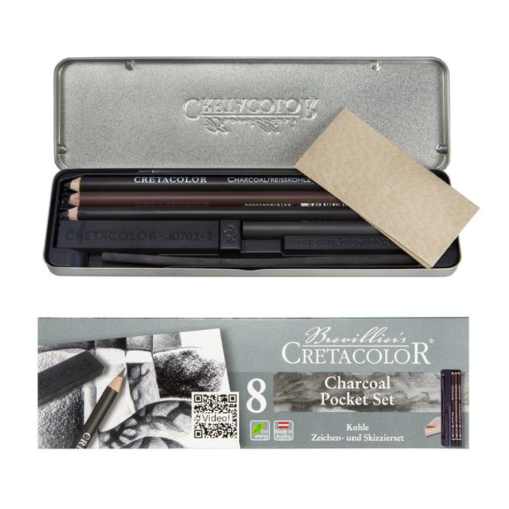Cretacolor Charcoal Pocket Set