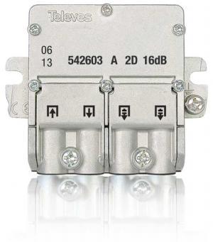 Televes Mini-Derivador  5...2400MHz 16db EasyF 2D 542603