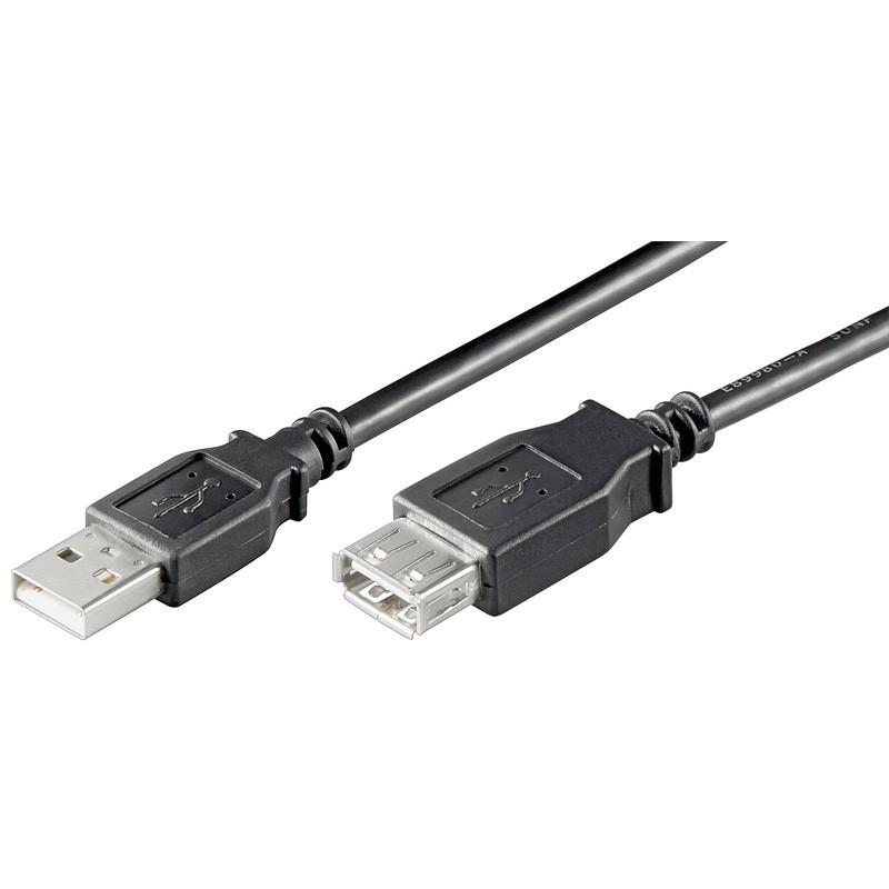 Goobay Cable USB 2.0 A Macho a Hembra Prolongador 0,6M