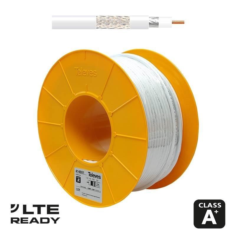 Televes Cable Coaxial TV SK6Fplus Blanco 100m 414801